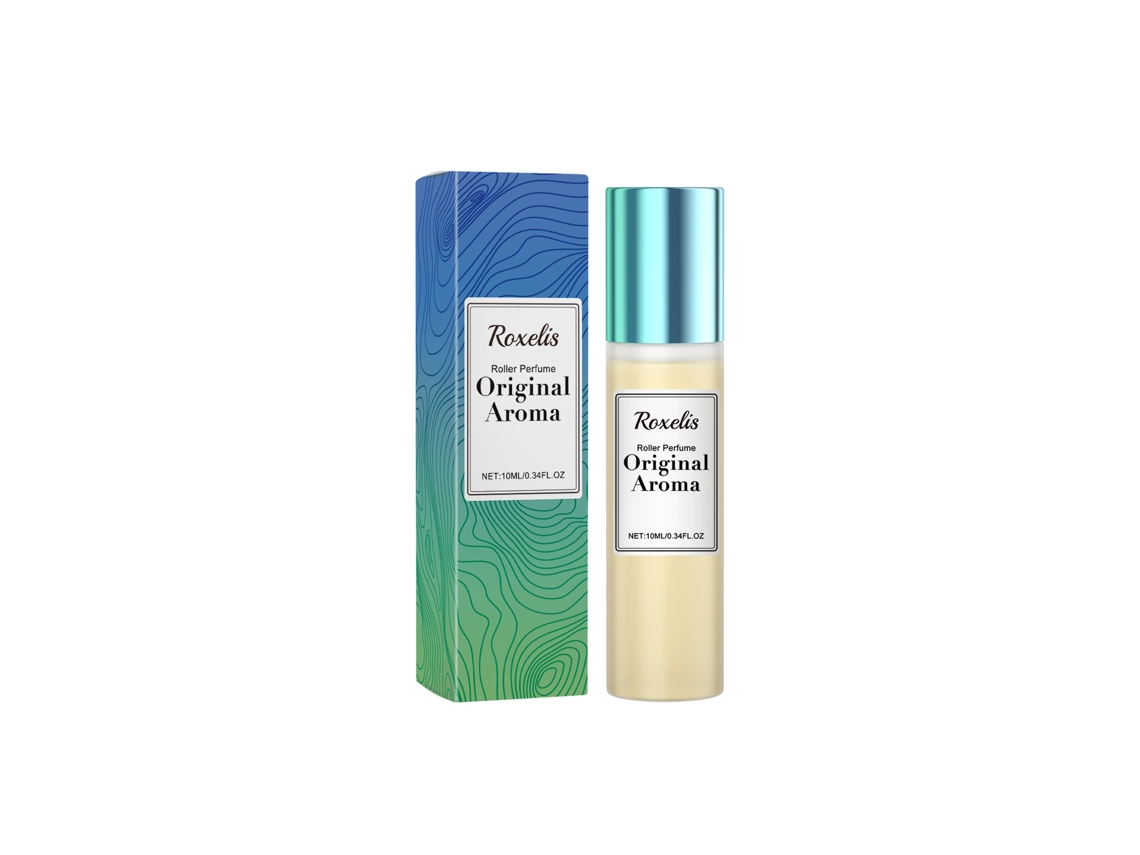 Perfume Roxelis Amber com Rollerball, Aroma Leve e Duradouro, Elegante e Natural LAXISCREED