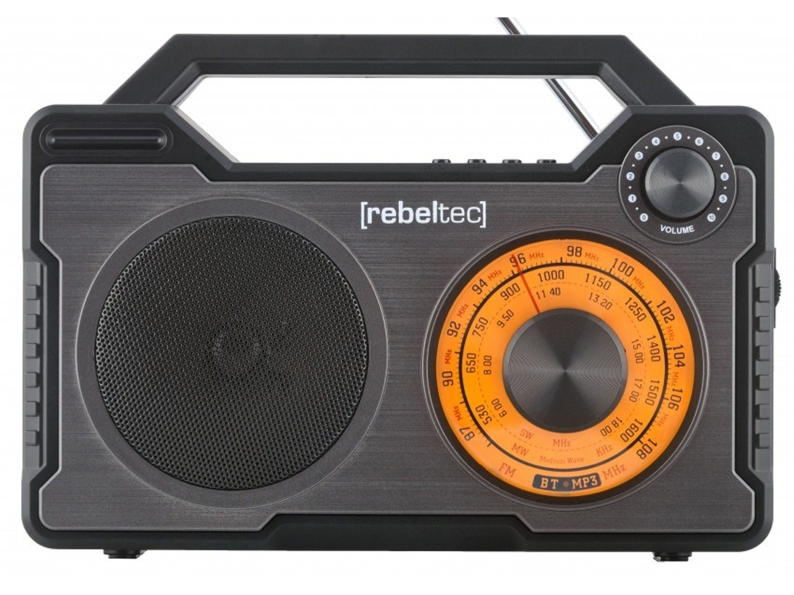 Leitor Bluetooth Portátil Rodos Fm 10w Rms Rebeltec