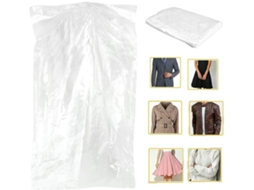 Lurelia Capa Para Roupa, Pack Com 50, Antipoeira, Impermeável, Transparente, Proteção Extra