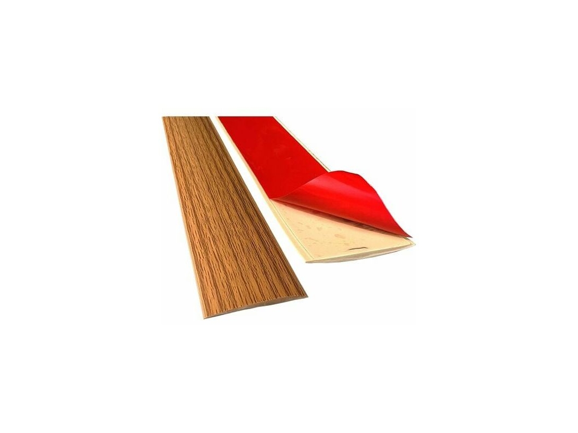 Conector de Piso, 200 X 4 Cm, Trilho de Compensação Plano, para Cobrir Folgas Entre Pisos Laminados, de Madeira e Azulejos BRILVIBERA