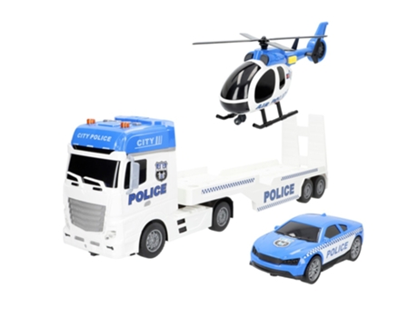 Carro de Polícia de Fricção com Luz e Som 1:12 SPEED & GO