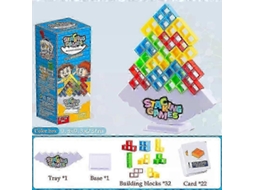Jogo De Tabuleiro Tetra Tower Com 48 Peças, Divertido E Equilibrado, Para Crianças, Adultos, Amigos, Equipes, Dormitórios, Jogos E Aquaforge