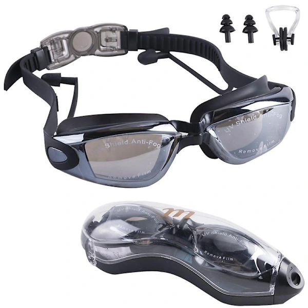 Óculos de Natação AQUAFORGE com lentes espelhadas, uv e antivazamento