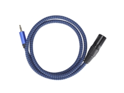 Aetheria cabo Xlr Macho para 3,5mm Jack Sinal Balanceado Microfone Conexão 24awg 1m Jd6043