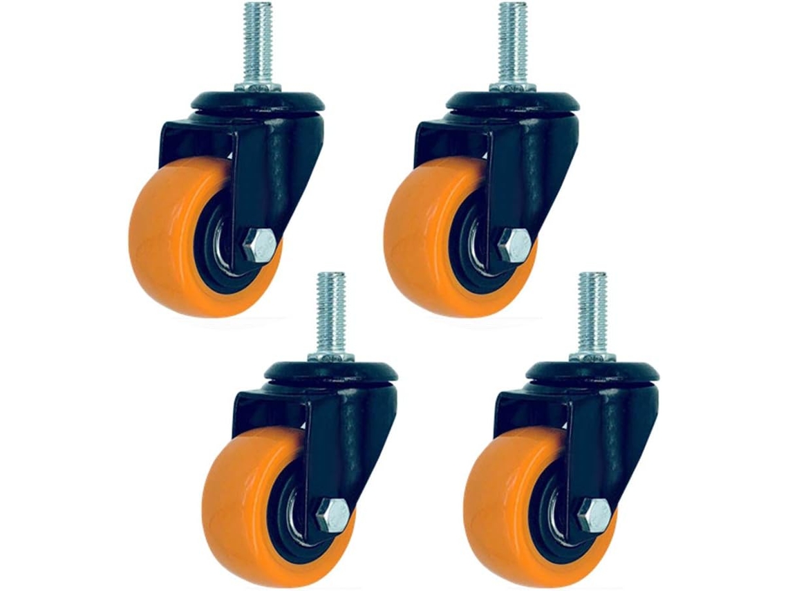 Stituição Para Móveis, Bancadas E Carrinhos (1,5"/2, 4 Rodízios, (1,5"/2"/2,5"/3"), Encaixe, Com Freio
