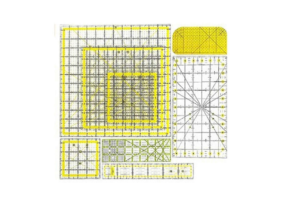 Réguas Para Quilting, Modelos Acrílicos Para Corte De Tecido.