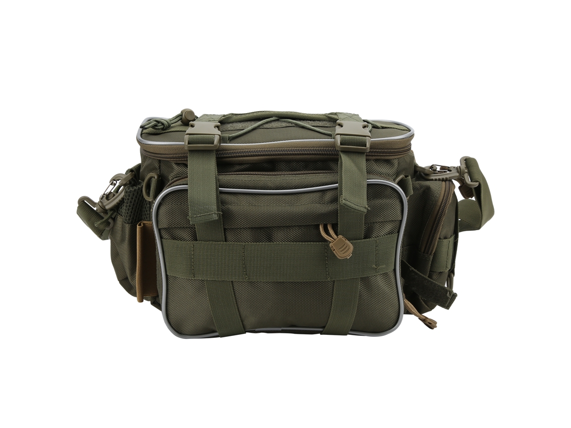 Bolsa de Pesca Multifuncional com Múltiplos Bolsos e Cintura S/MARCA