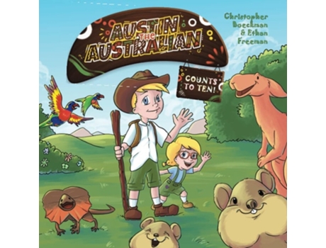 Livro Austin The Australian Counts To Ten! De Christopher Boeckman E Ethan Freeman (inglês)