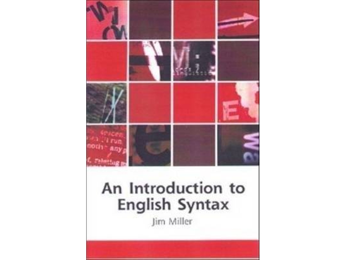 Livro An Introduction to English Syntax de J E Miller (Inglês)