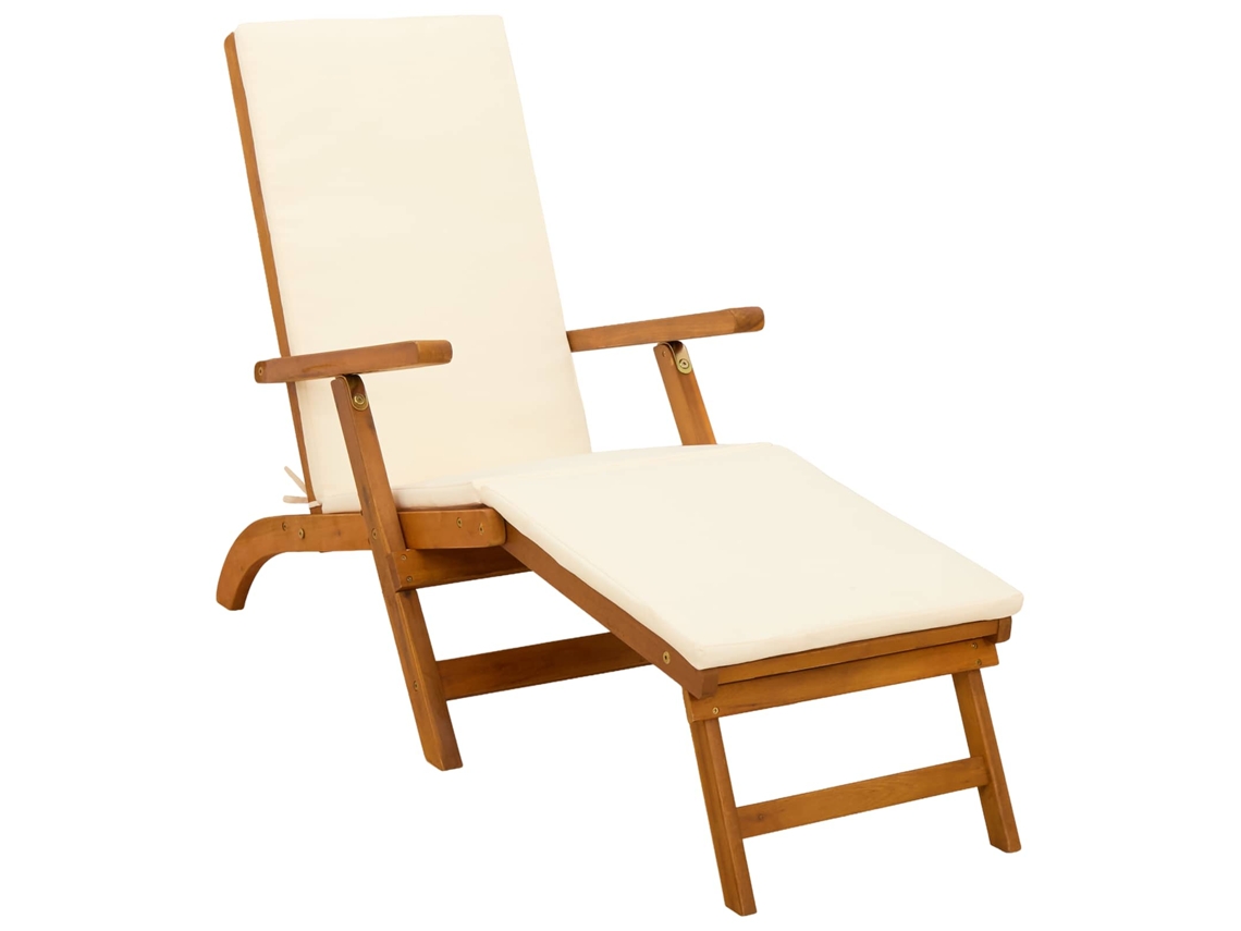 Maison Exclusive - Espreguiçadeira Reclinável E Dobrável 55 X 146 X 91 Cm