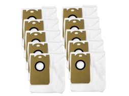 Saco de lixo à prova de vazamento de alta capacidade, sacos de pó para robô aspirador de pó proscenic m8 pro m7pro m7 max, peças de reposição, Acess.