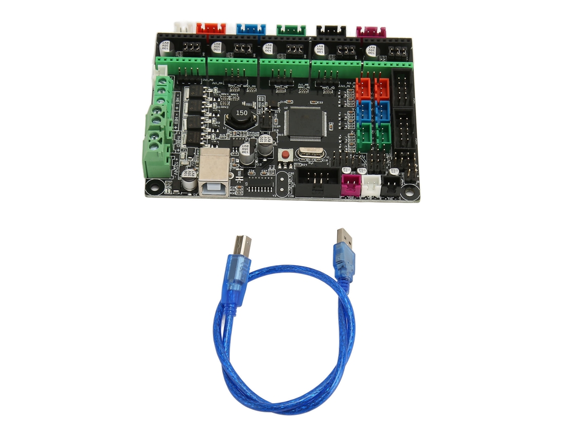 Placa De Controle Mks Gen V1.0 Para Impressora 3d 12v A 24v Compatível Com Ramps1.4 Marlin A4988 Drv8825