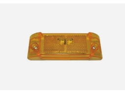 Yhnnh J485 Conjunto De 2-luzes Sinalização Âmbar Refletoras Para Reboque, Caminhão, Motorhome E Camper Van