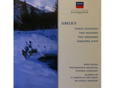 CD Sibelius - Violin Concerto / Two Melodies / Two Serenades / Rakastava Suite
