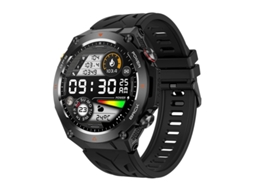 Smartwatch Yizhood Kc82 1.45 Inch Bluetooth Chamada 1atm À Prova De Água Monitorização Da Saúde 650mah (android E Ios Preto)