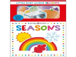 Livro Little Baby Learns Seasons With 12 puzzle pieces! de Priddy Books (Inglês)