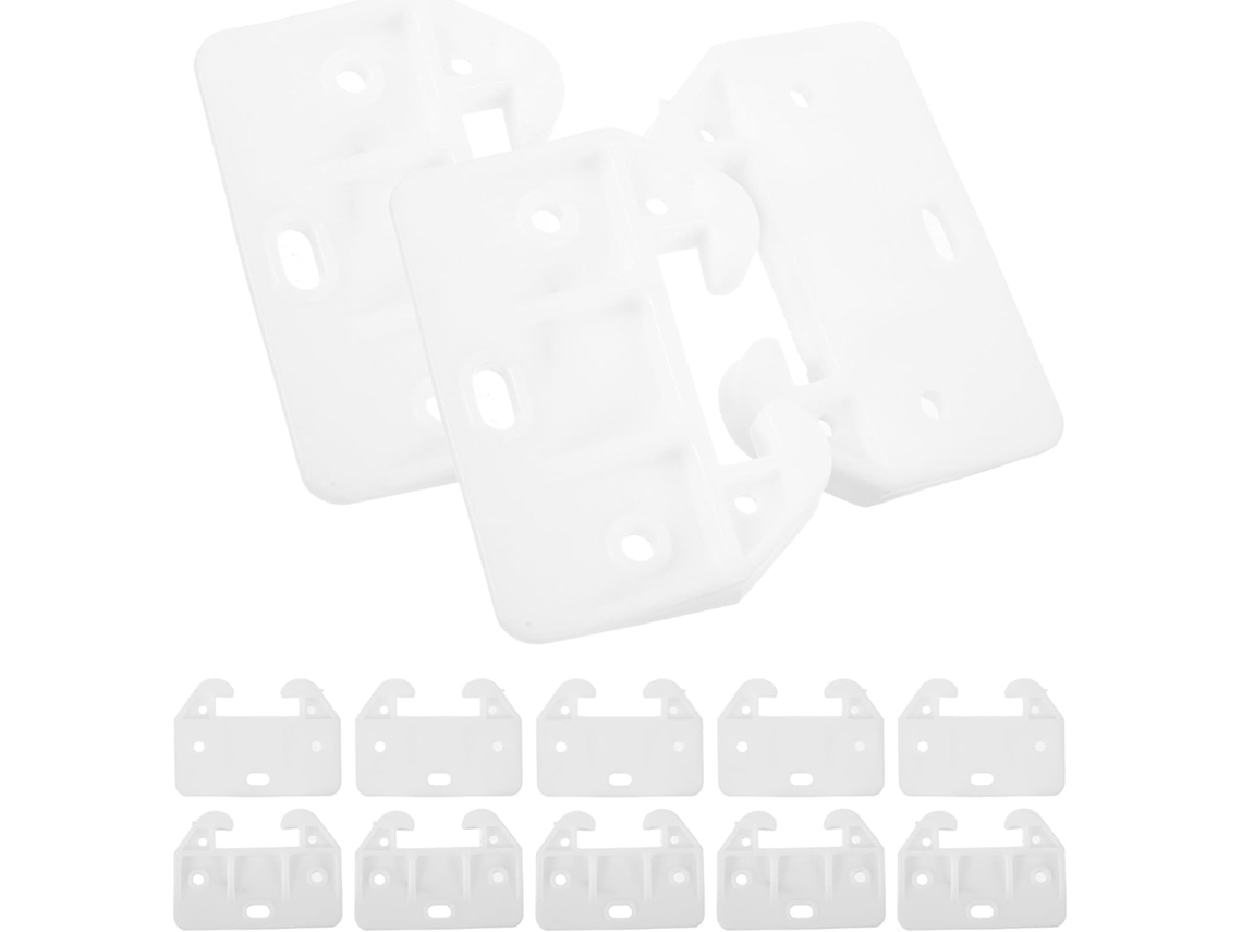 Lurrose Conjunto De 15-batentes Gaveta Grandes Em Plástico Com Formato Caranguejo, Antiderrapantes, Para Corrediças De