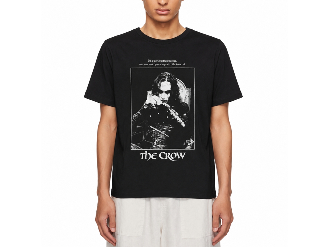 Rockinstone The Crow Movie In A World Black Adult T-shirt Size:m