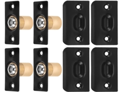 Fecho De Esfera Para A Parte Superior Da Porta, Conjunto Com 12 Unidades, Aço Inoxidável, Fecho De Mola Ajustável, Fecho