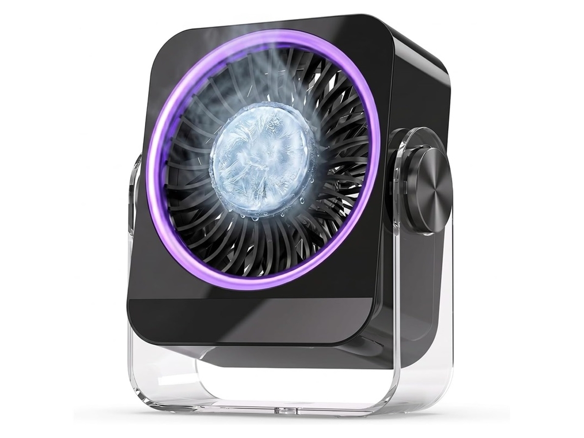Ventilador Purple Ice 5 Vel Parede/mesa Longa Duração