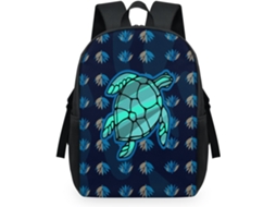 Mochila Tropicallife com Estampa de Tartaruga Marinha para Crianças (32.5x15x44.9 cm)
