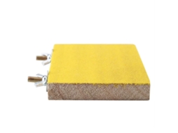 Poleiro para Gaiola de Papagaio, Brinquedo de Treinamento com Superfície Áspera para Aparar as Garras Naturalmente AQUAFORGE