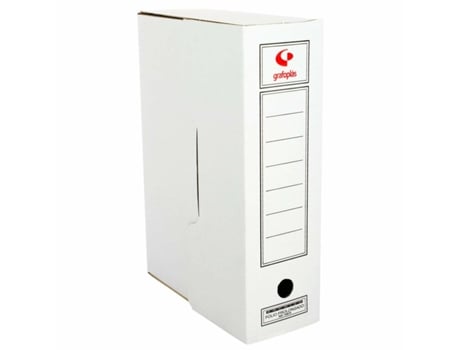 Caixa de Arquivo Grafoplas Branco Cartão Din A4 5.