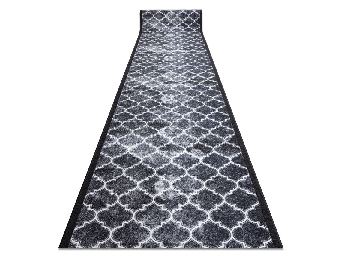 Passadeira Antiderrapante Clover Cinzento 67 cm