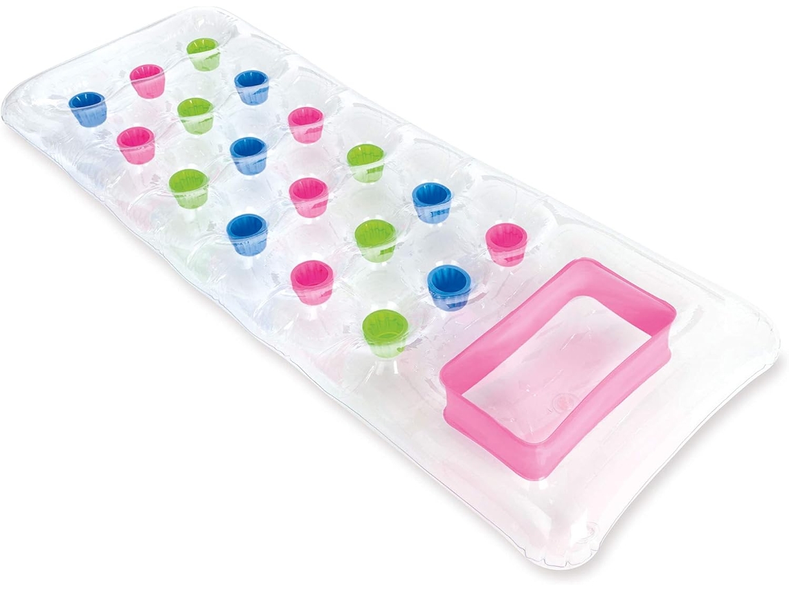 59894eu - Colchão Transparente Com Bolsos - Cor Aleatória