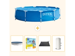 Intex Piscina Com Estrutura Redonda - 366x76 Cm - 5-peças S103