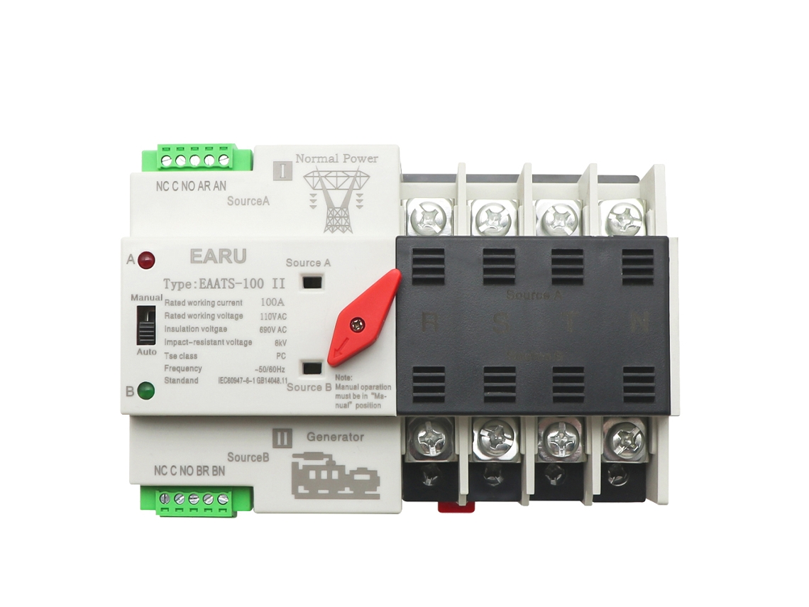 Conmutador de Transferência Automática Dual Power Solar para Casa