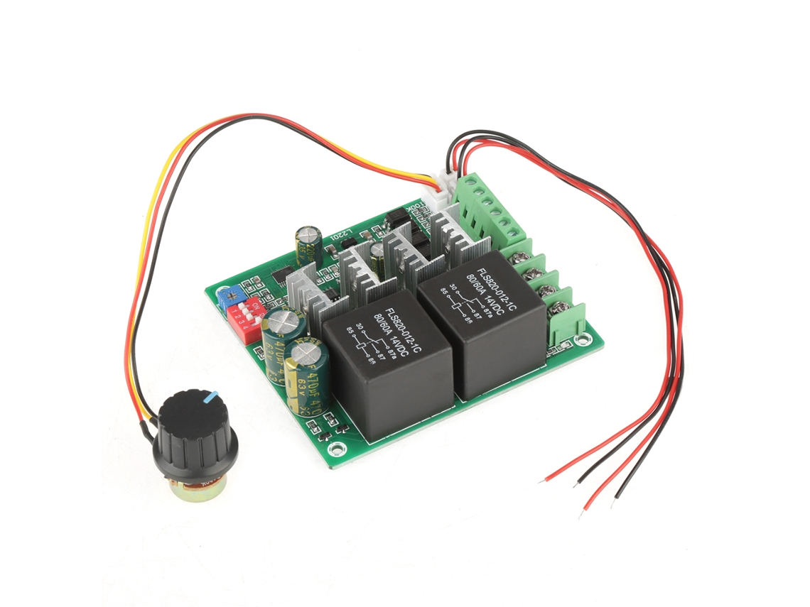 Controlador de velocidade para motor CC 12V 24V 36V 48V 40A Rotação CW/CCW