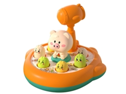 Ats brinquedo Educativo de Golpe para Crianças em Forma de Porco Melhora Coordenação Jogo de Golpear Animais Interativo