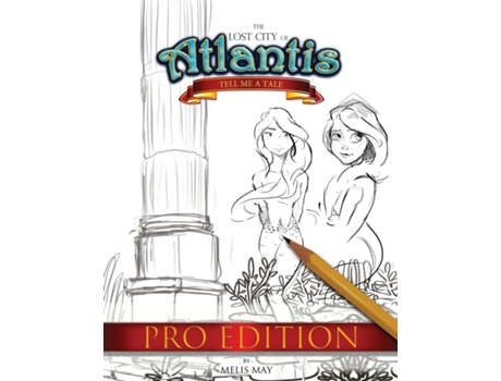 Livro The Lost City of Atlantis Tell Me a Tale PRO Edition de Melis May (Inglês)