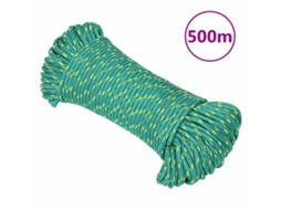 Vidaxl Corda De Barco 4 Mm 500 M Polipropileno Verde