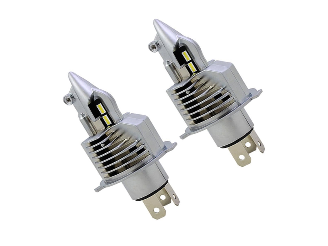 Lâmpadas Led Levemolo H4 30w, Pacote Com 2 Unidades, Resina, Faróis De Neblina Para Veículos, Iluminação 360°, Uso Em
