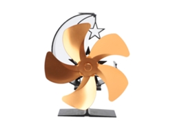 Ventilador Primerox para Queimador de Madeira, 5 Pás, Silencioso, Camping e Pesca no Gelo