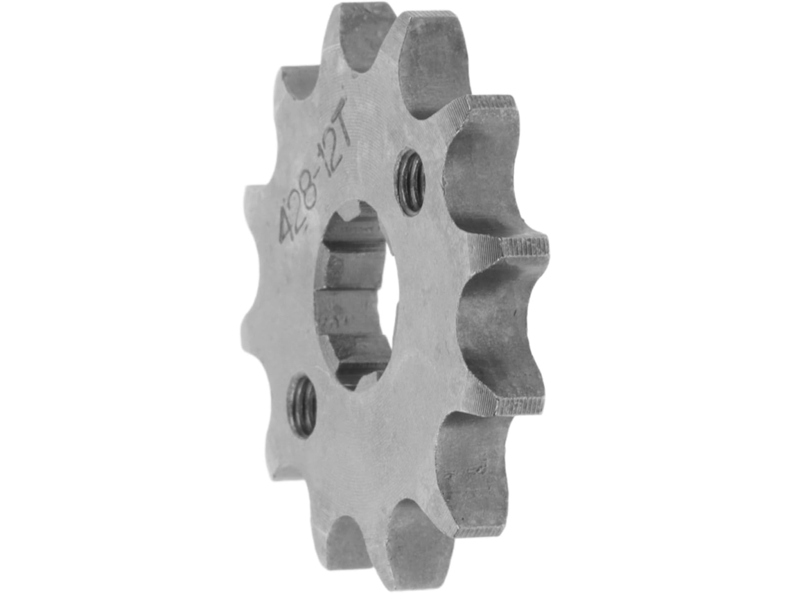 Pinhão De Corrente De Ferro 428, 17 Mm, 12 Dentes, Multiuso, Para Motocicletas E Quadriciclos.