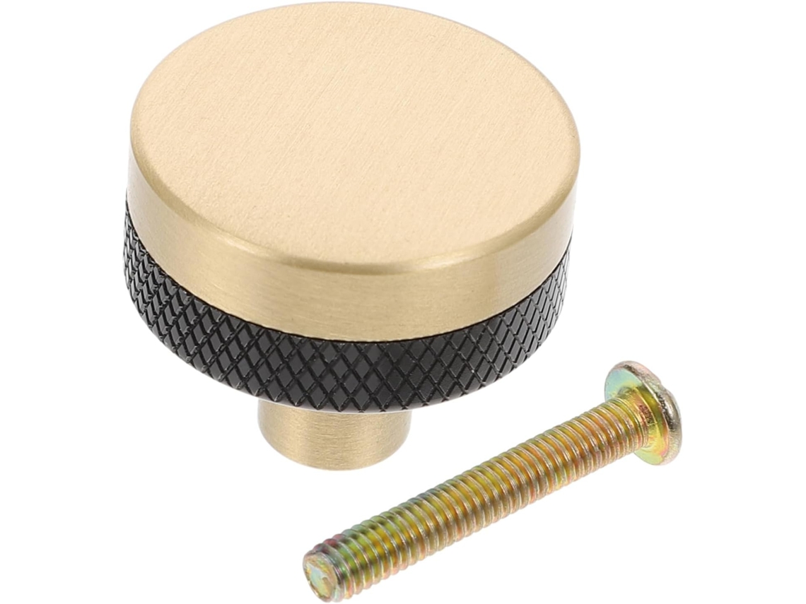 Puxador De Gaveta Osaladi Em Latão, Com Furo Único, Para Porta De Armário, Estilo Moderno, Ideal Para Guarda Roupas E