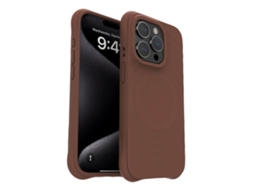(marrom, Iphone 15 Plus) Capa Magnética Para Iphone, Cobertura Total Com Silicone Líquido.