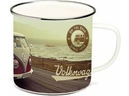 Caneca Enamel VW Pão de Forma Highway