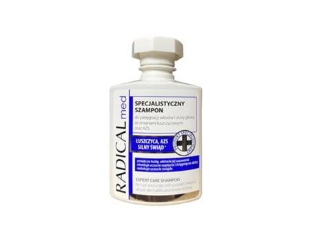 Shampoo Para Cuidados Com Cabelo E Couro Cabeludo Com Escamas Alteradas E Dermatite Atópica Radical Med, 300 Ml Ideepharm
