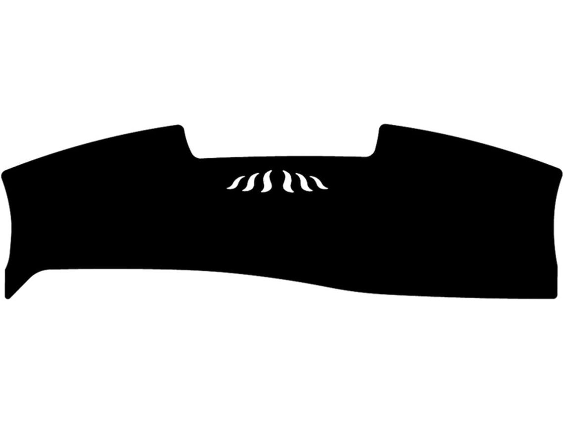Tapete Automotivo para Painel de Instrumentos em Couro e Fibra de Carbono para Hyundai Tucson 2025 (preto