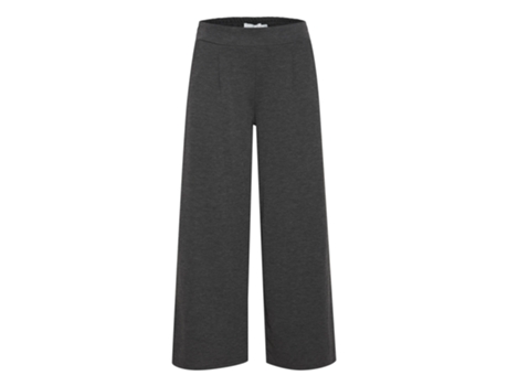 Calças De Mulher Ichi Ihkate Sus Wide Cinzento (xs)