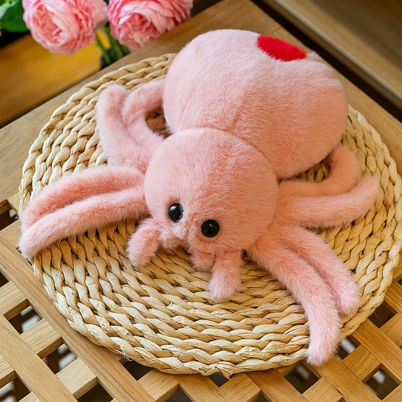 (rosa, 25cm) Aranha De Pelúcia, Adorável Brinquedo De Pelúcia