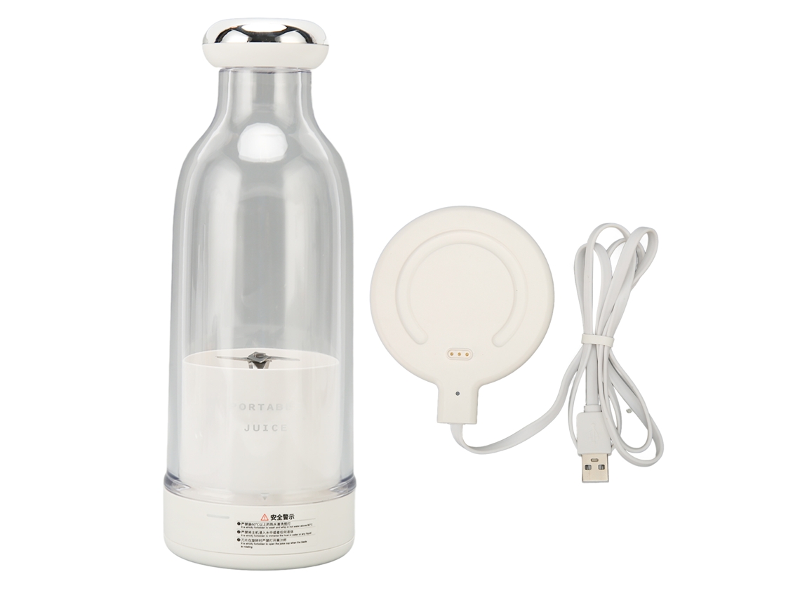 Liquidificador Portátil com 6 Lâminas Branco