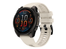 Bracelete Para Garmin (22mm) - Silicone Cor Sólida - Liberação Rápida - Fivela De Aço Preta Cor Starlight