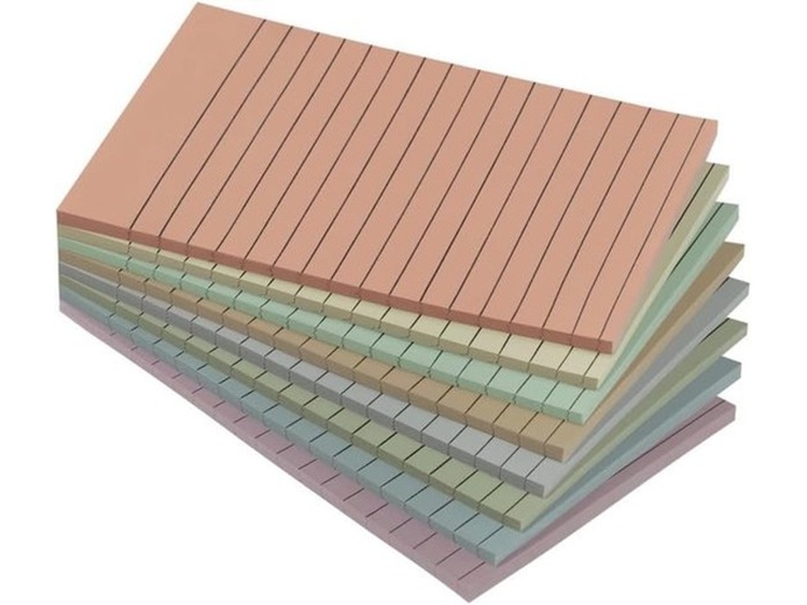 Notas Adesivas 10 X 15 Cm - Cadernos De Notas Gelados - 8 Folhas - 280 Fólios - Eficiência Para Escritório E Casa - Notas Adesivas