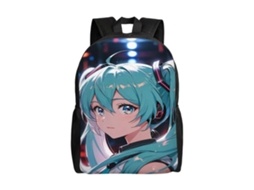 Mochila Hatsune Miku R404 Para Escola E Trabalho, Leve E À Prova Dágua, Mochila Estilosa Para Estudantes E Adultos H404 Olysi Shop