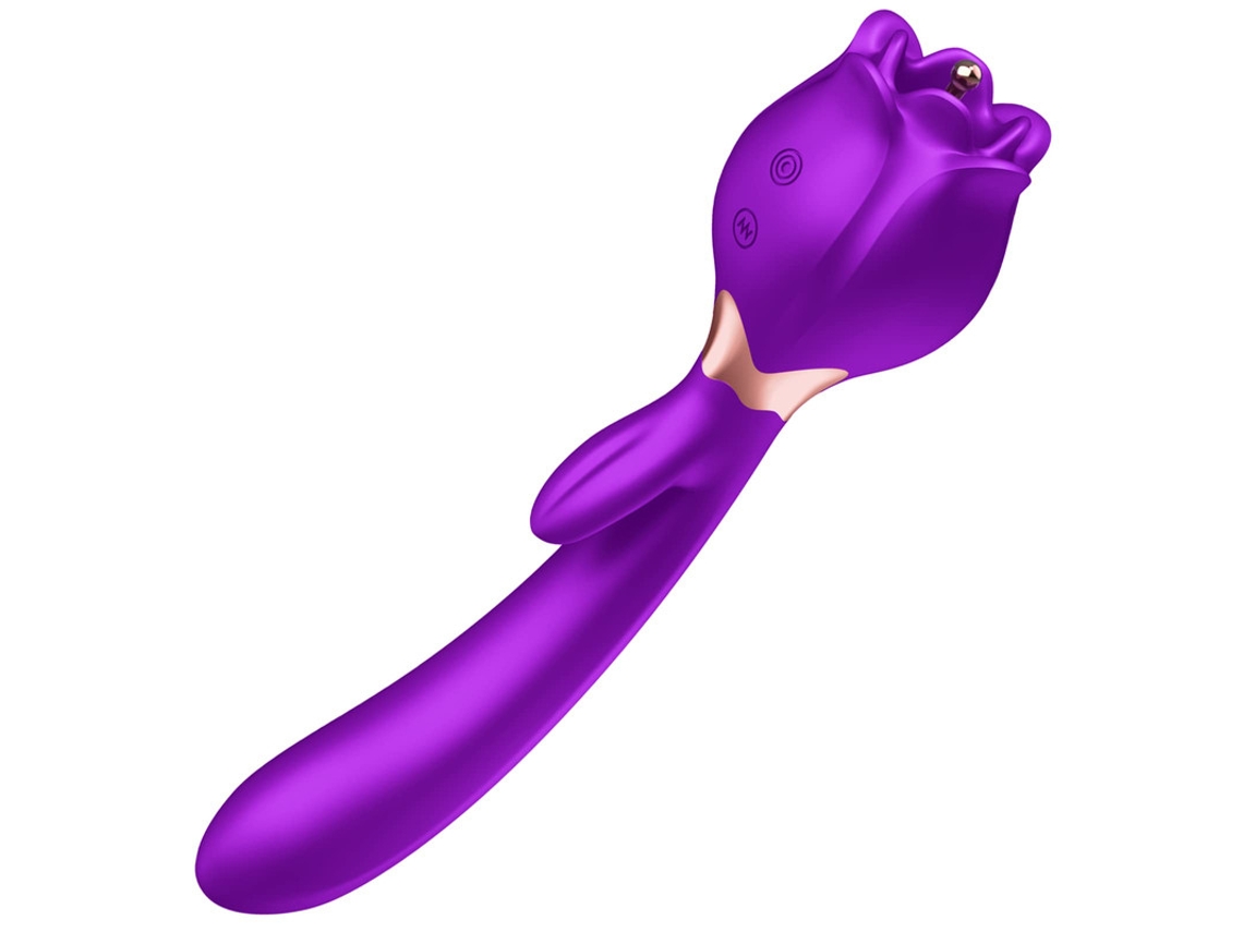 Vibrador Oscilante De Multifrequncia 3 Em 1 Para Mulheres (roxo) Yizhood